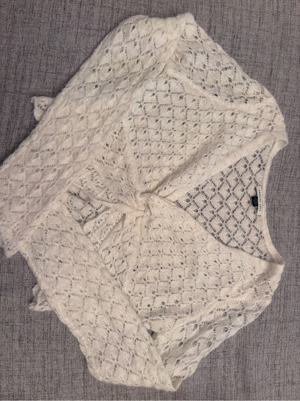 American Eagle Scalloped Sweater